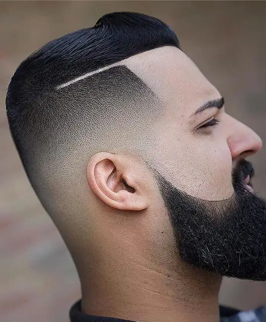 comb over fade haircut